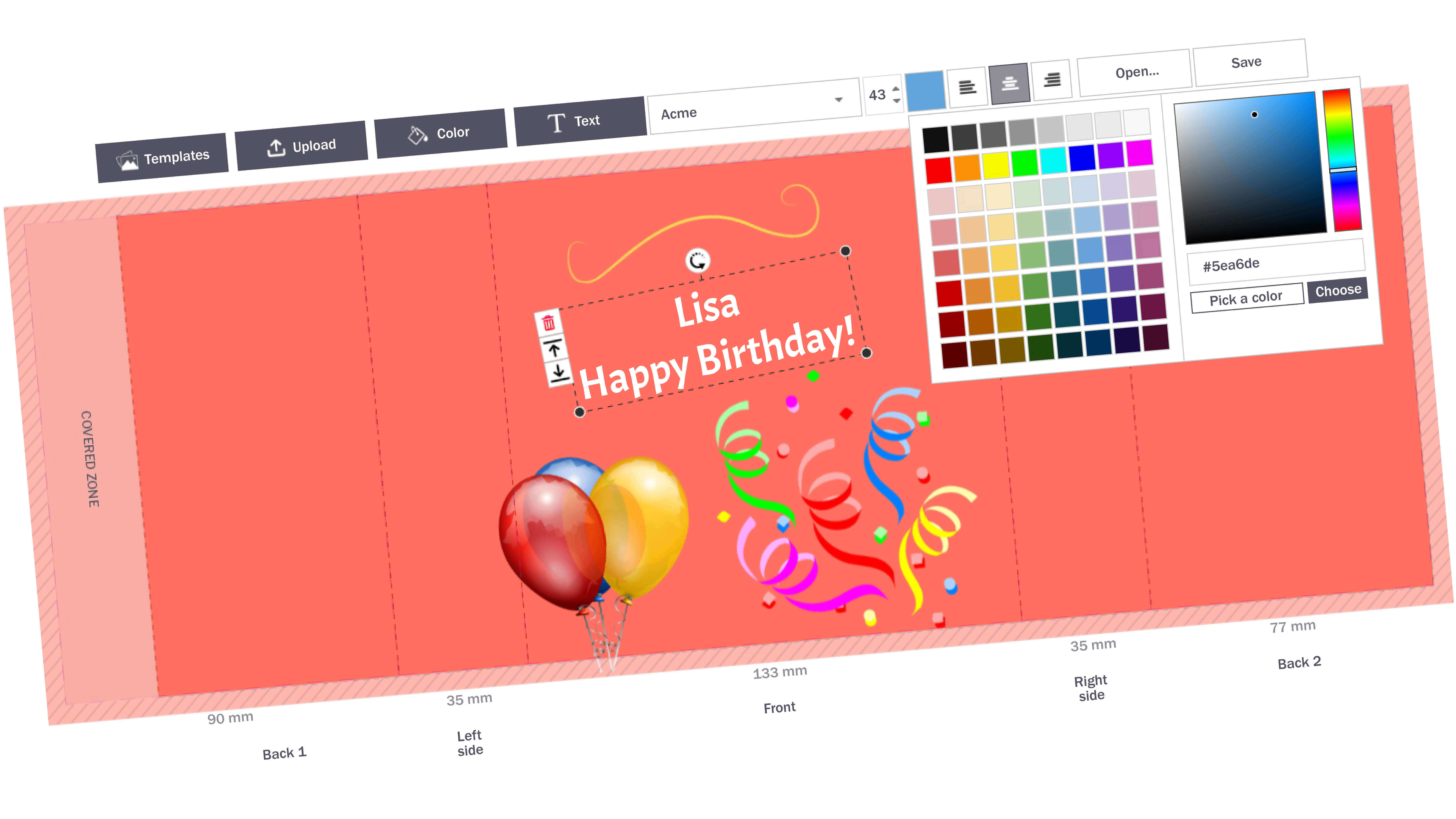 create custom chocolate box